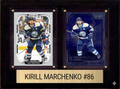 Kirill Marchenko Columbus Blue Jackets Fan Gift Plaque 6x8 2 Cards Upper Deck 2024 2025 2026