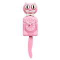 Retired Pink Satin Kitty-Cat Klock (12.75" high)