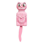 Retired Pink Satin Miss Kitty-Cat Klock (12.75" high)