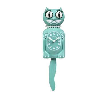 Ocean Waves Miss Limited Edition Kitty-Cat Klock (12.75" high)