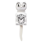 Classic White Lady Kit-Cat Klock