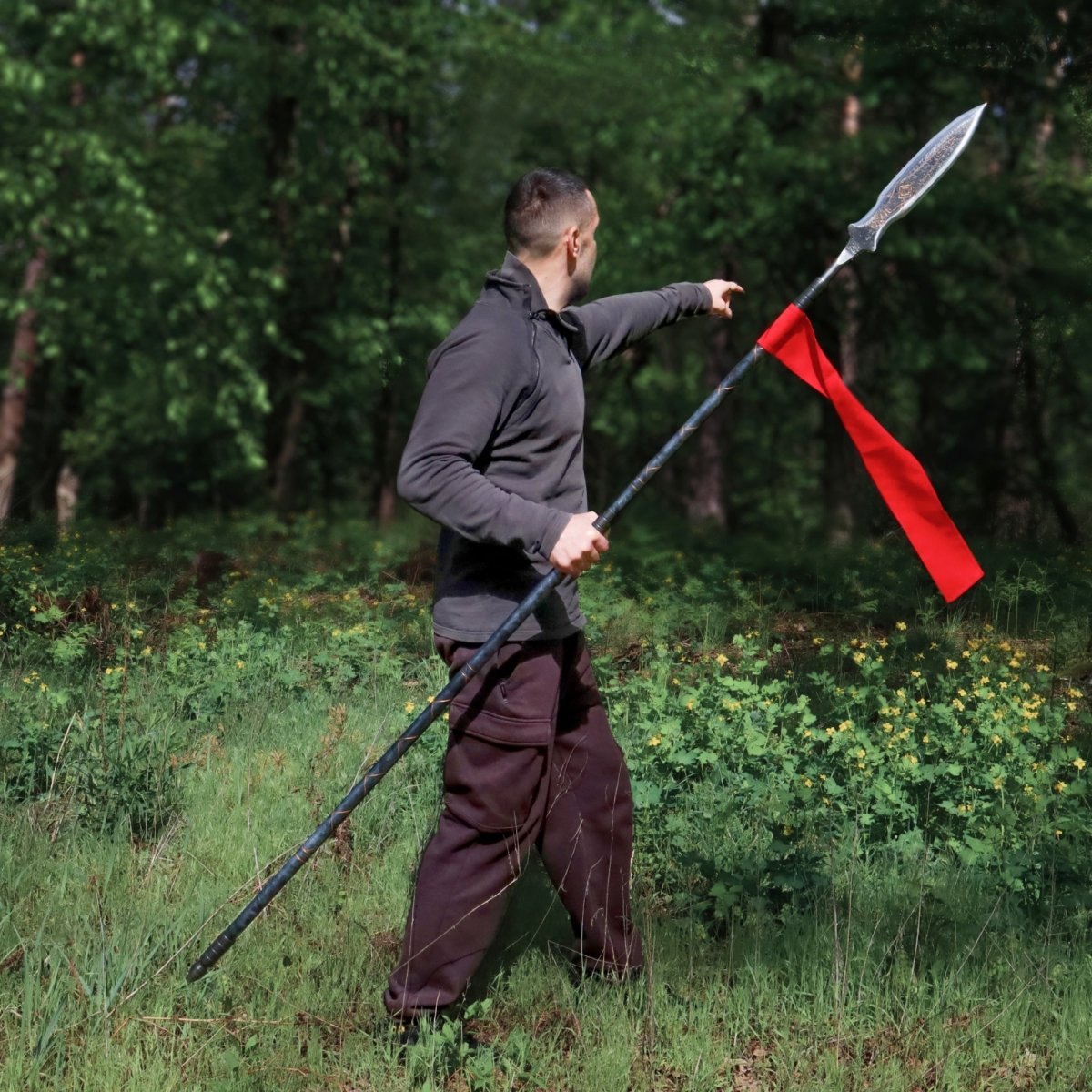 Kratos Draupnir Spear with steel handle Ragnarok version