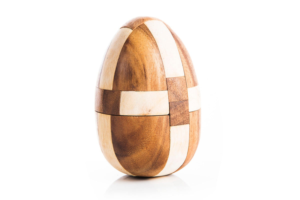 Japanese Wooden Dinosaur Egg Kumiki Puzzle - Puzzle For Adults