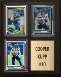 Cooper Kupp Seattle Seahawks Fan Gift Plaque 8x10 3 Cards Prizm, Donruss, Score 2024 2025 2026