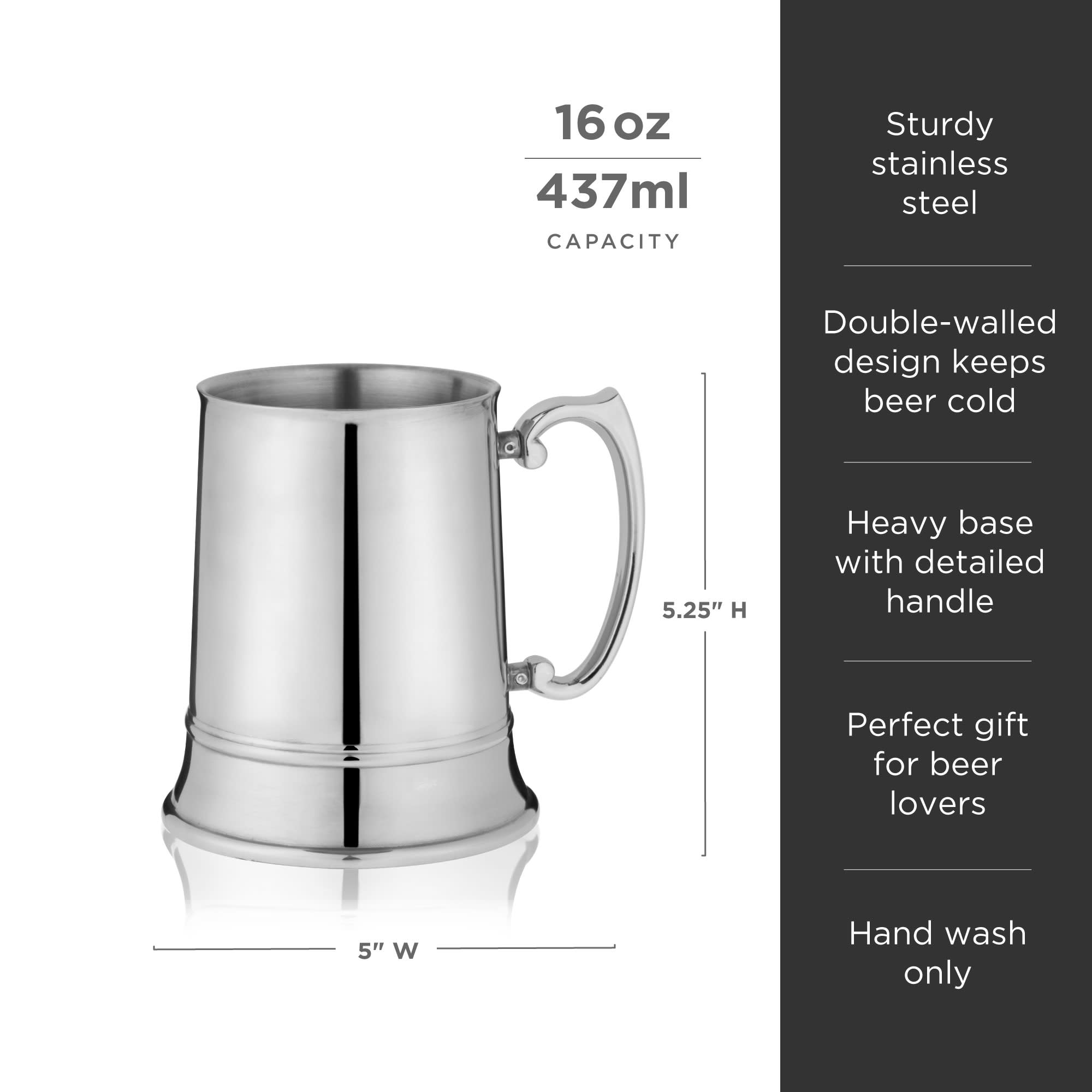 Stainless Steel Beer Stein