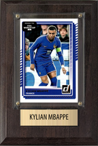 Kylian MBappe 2022 Donruss #51 4x6 Soccer Card Plaque