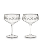 Admiral Crystal Coupe Glasses