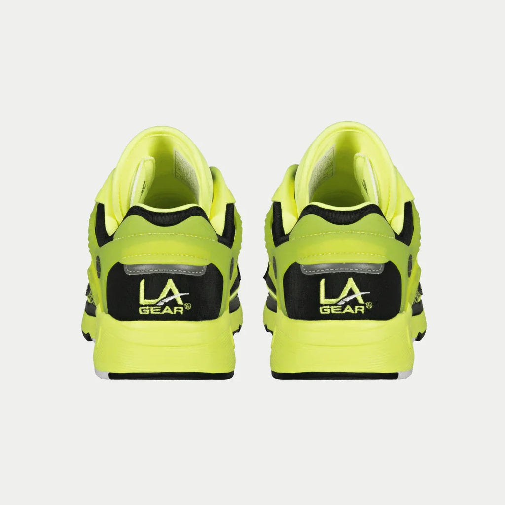 LA Gear Women's Light-Up x Glow Lowtop | Neon Yellow x Black