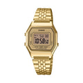 Casio Women's Gold-Tone Digital Watch - LA-680WGA-9DF