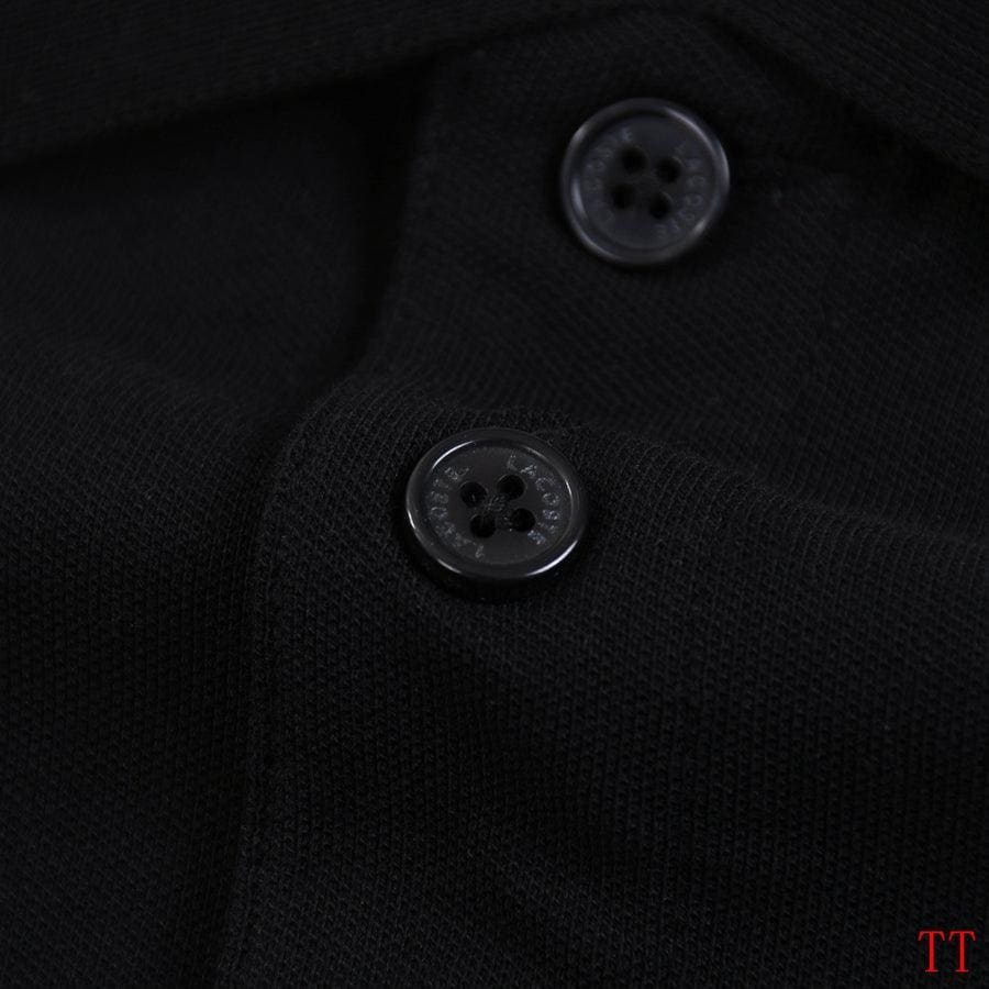 Lacoste Black T-shirt With Collar