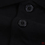 Lacoste Black T-shirt With Collar