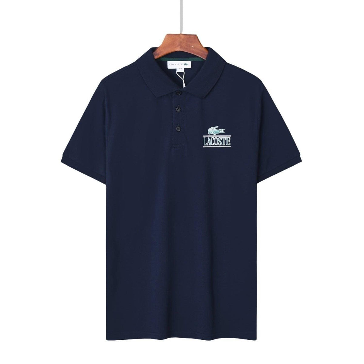 Lacoste Blue T-Shirt with Collar