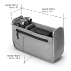GRIP-SLING 12 CAMERA INSERT - SILVER MATTE - Preorder & Save 10%