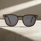 Lark - Squared Wood Sunglasses
