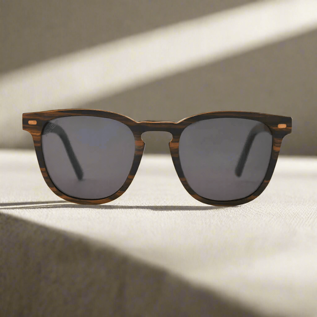 Lark - Squared Wood Sunglasses