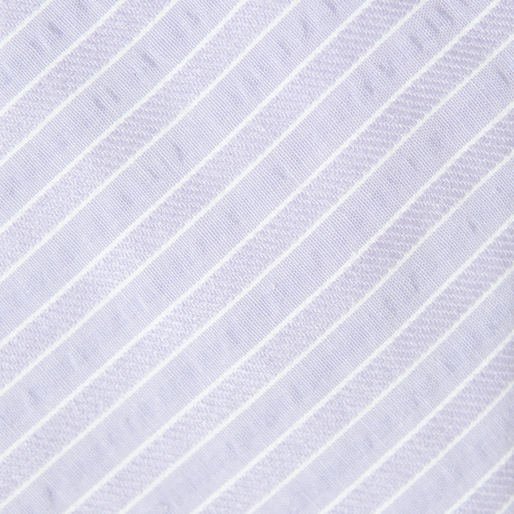 Lavender Stripe - Men's Pre-tied Bow Tie