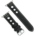 Leather Rally Band - For Apple Watch - Black