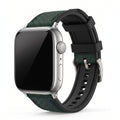 Leather & Rubber Band – For Apple Watch - Green
