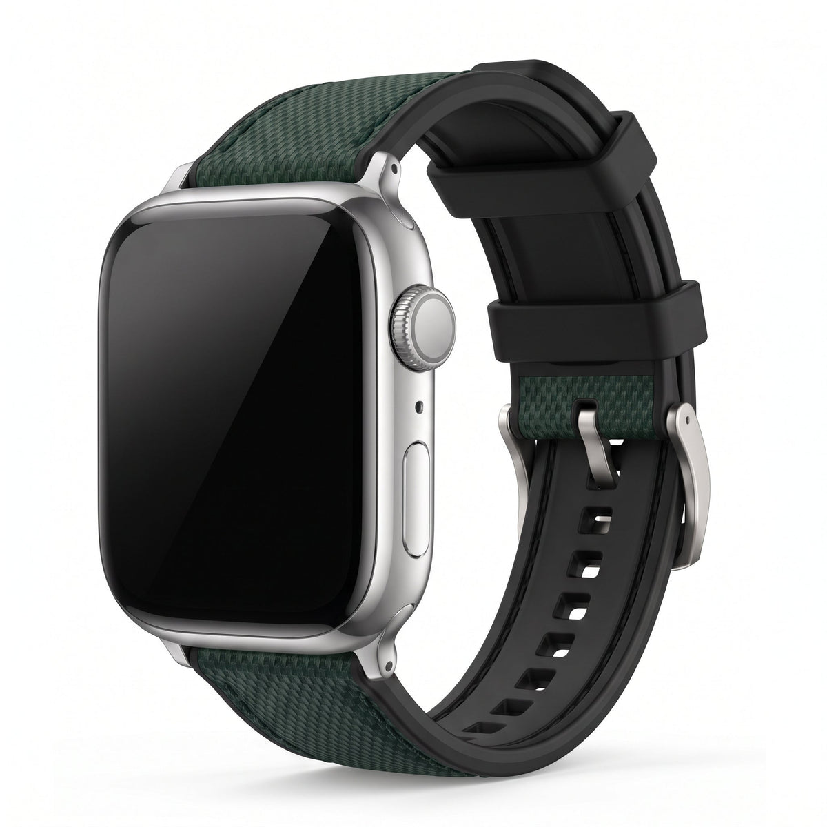 Leather & Rubber Band – For Apple Watch - Green