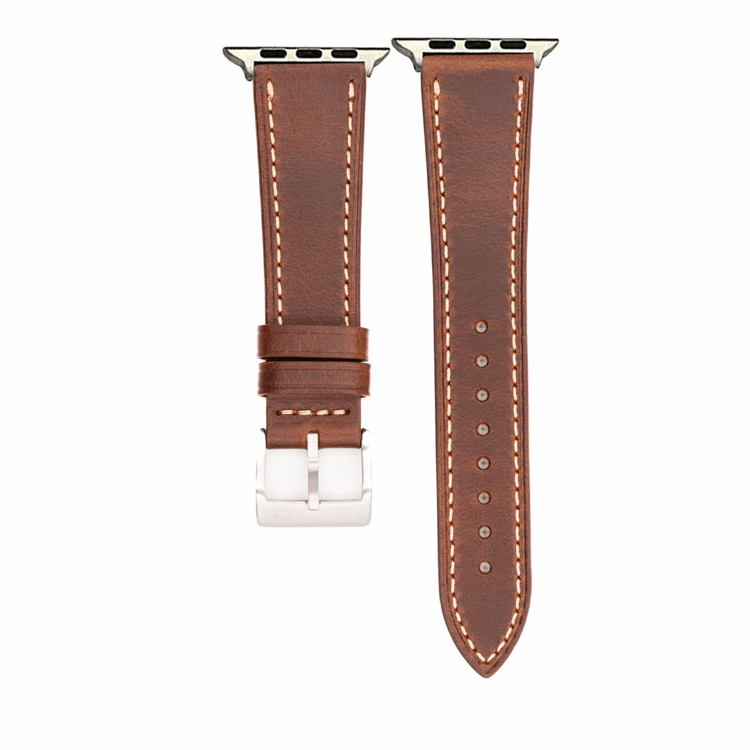 Leather Tapered Band - For Apple Watch - Russet