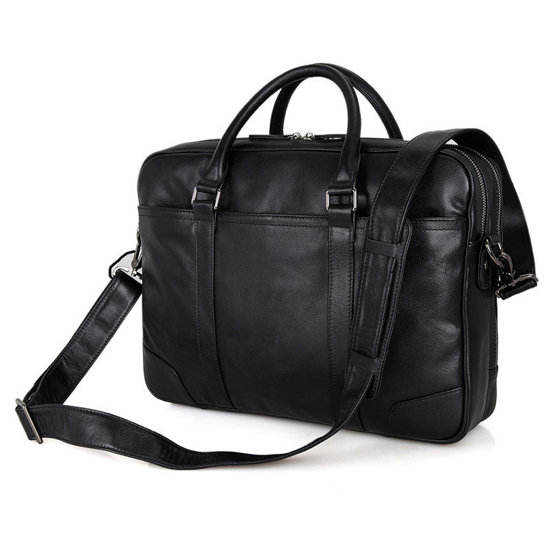 Flash Sale Full Grain Leather Briefcase, Leather Laptop Bag, Messenger Shoulder Bag
