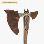 Leviathan Kratos axe with carved handle 34.25"