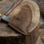 Leviathan Kratos axe with carved handle 34.25"