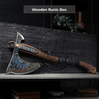 Leviathan Kratos axe with carved handle 34.25"