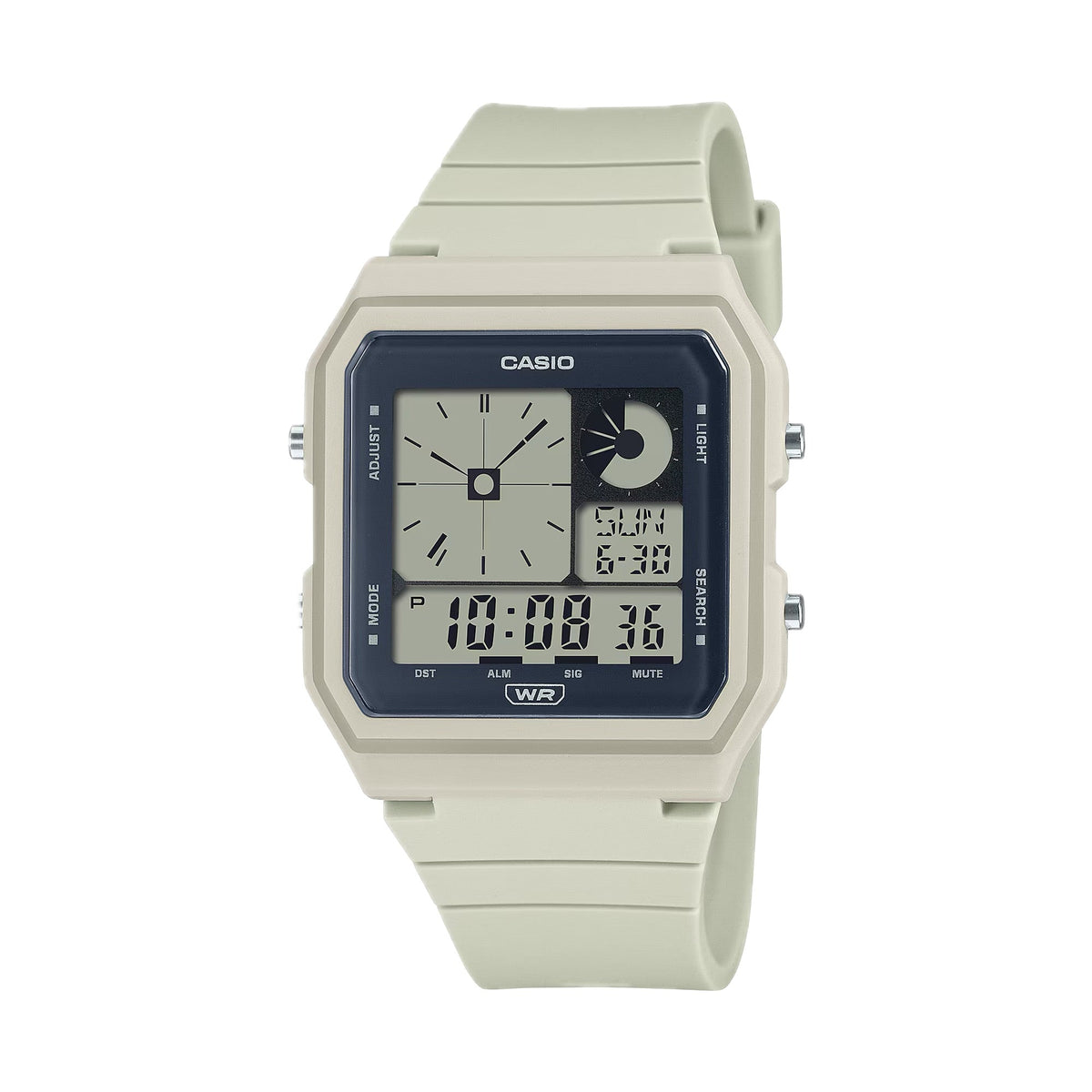 Casio Women's Digital Sport Watch with Beige Case - LF-20W-8ACF