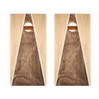 Light Swirl Triangle Silver Series Cornhole Boards