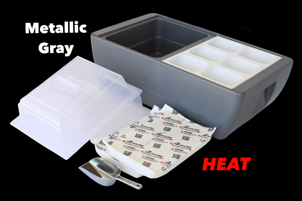 Dubler HEAT Flameless Chafer and Cooler™ | Metallic Gray