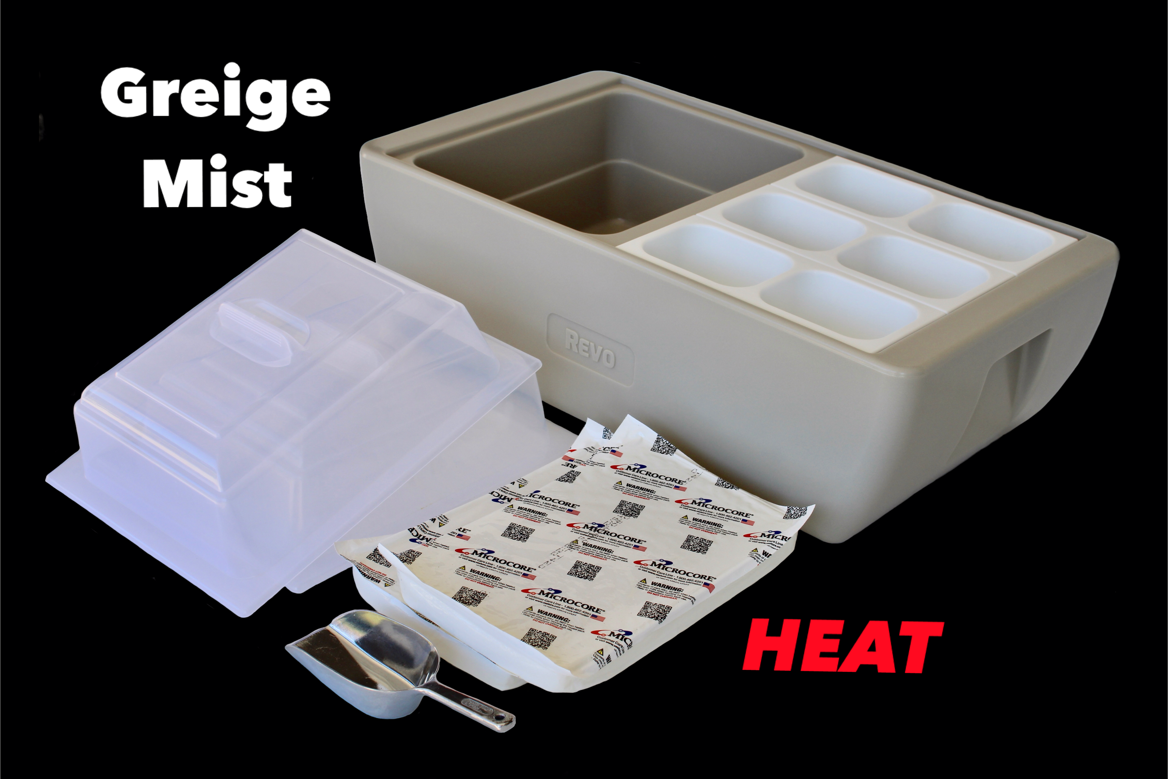 Dubler HEAT Flameless Chafer and Cooler™ | Greige Mist