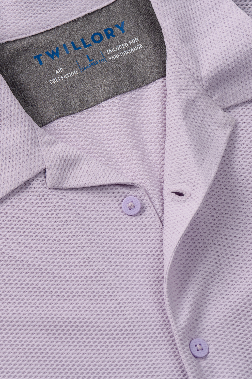 AIR Resort Shirt Solid // Lilac