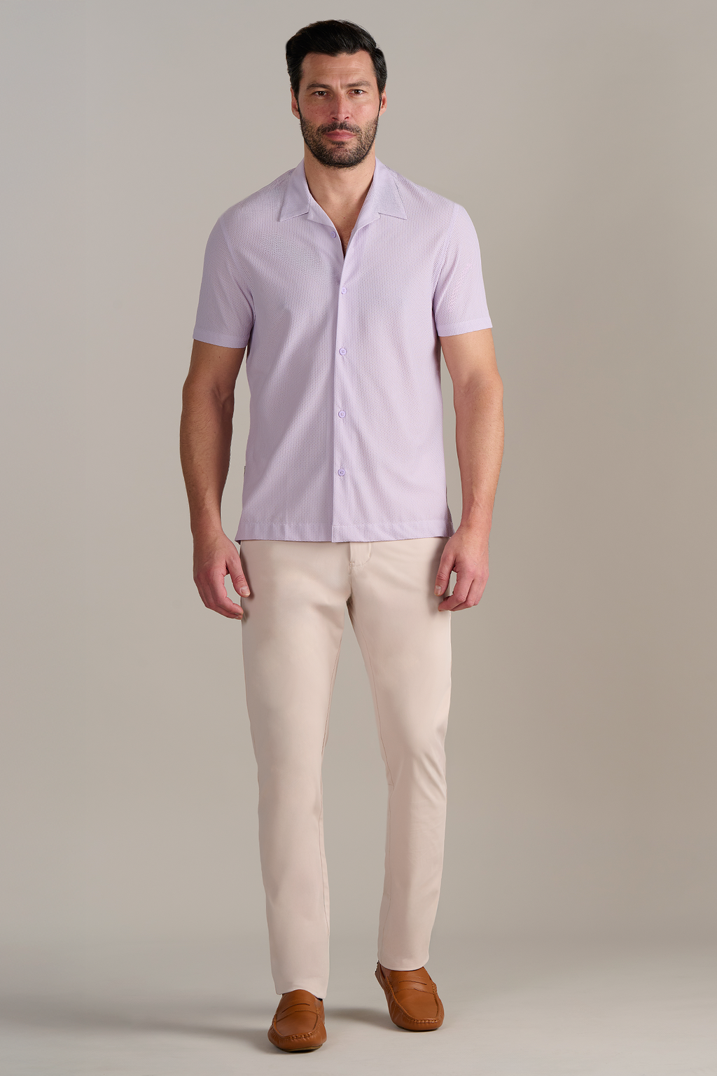 AIR Resort Shirt Solid // Lilac