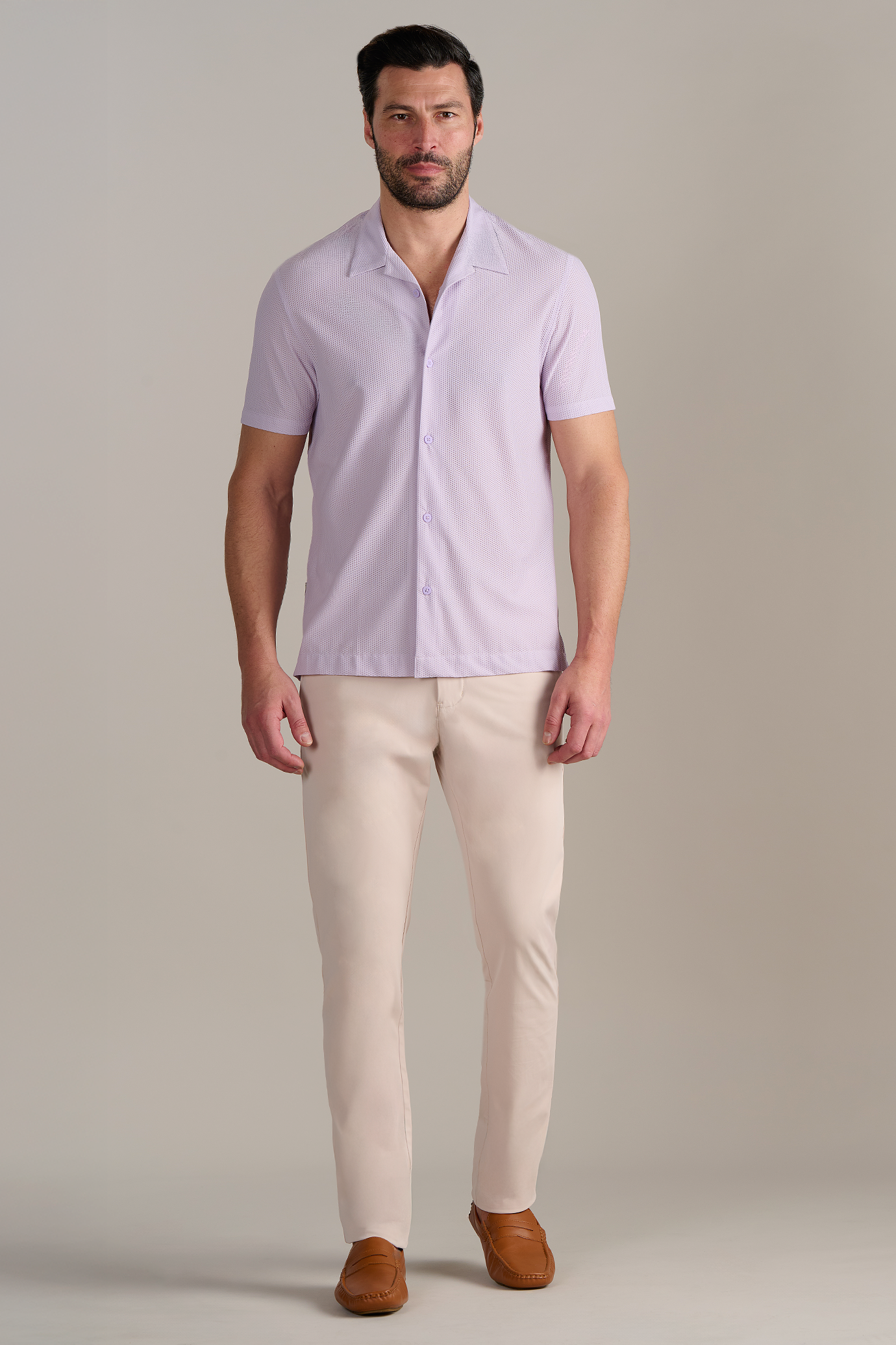 AIR Resort Shirt Solid // Lilac