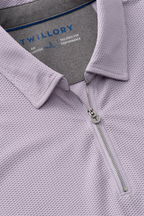 AIR Zip Polo Solid // Lilac
