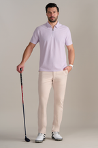 AIR Zip Polo Solid // Lilac