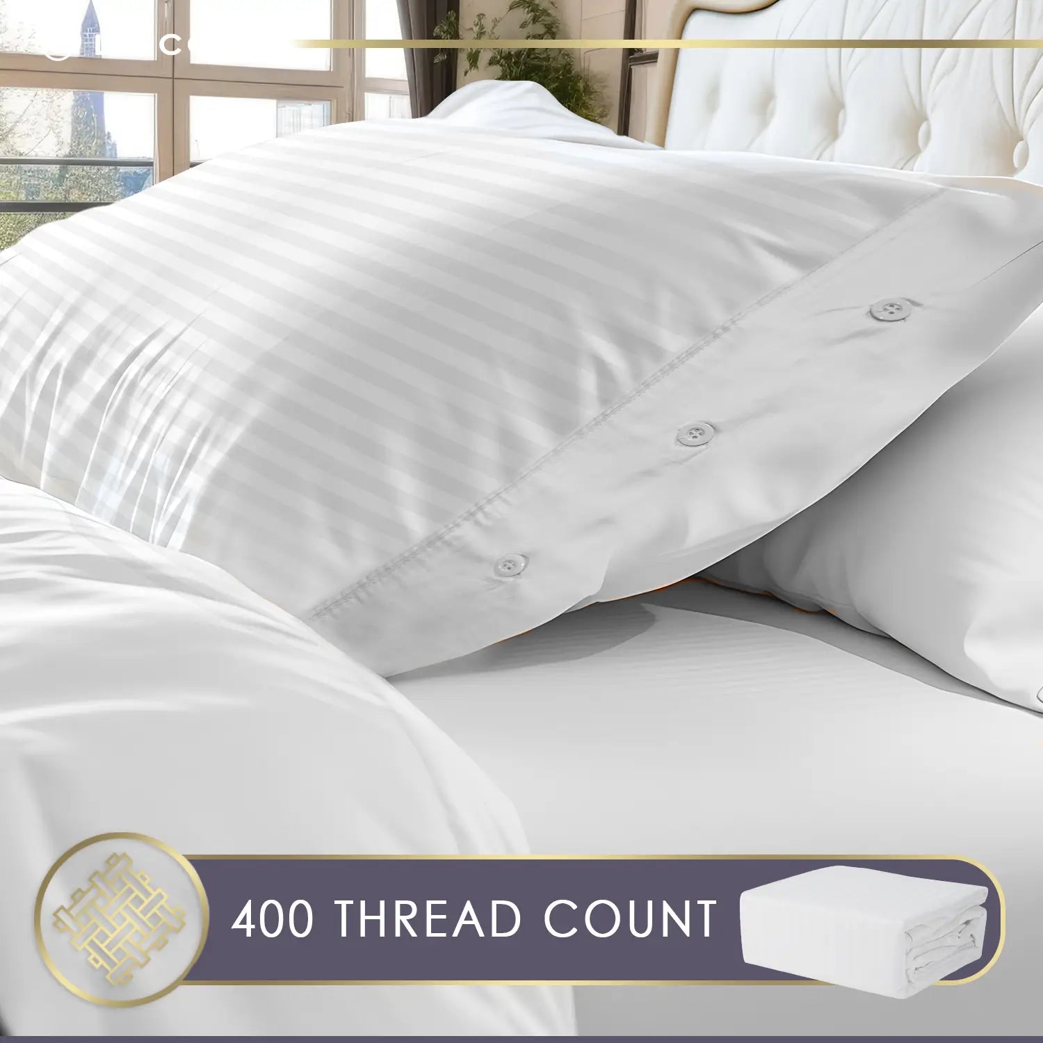 100% Cotton Luxe Duvet Cover Set