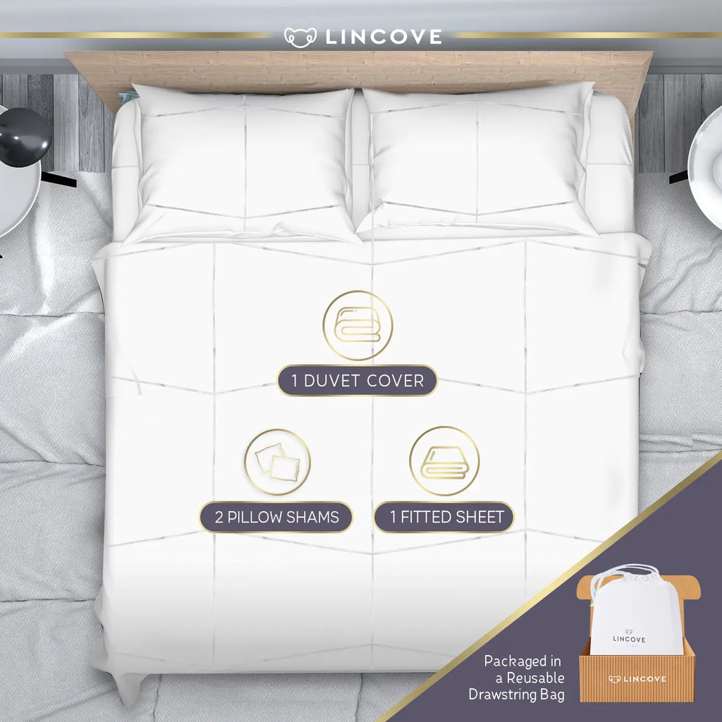 100% Cotton Luxe Duvet Cover Set