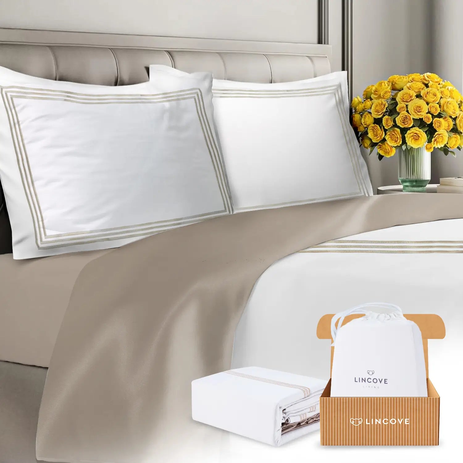 100% Cotton Luxe Duvet Cover Set