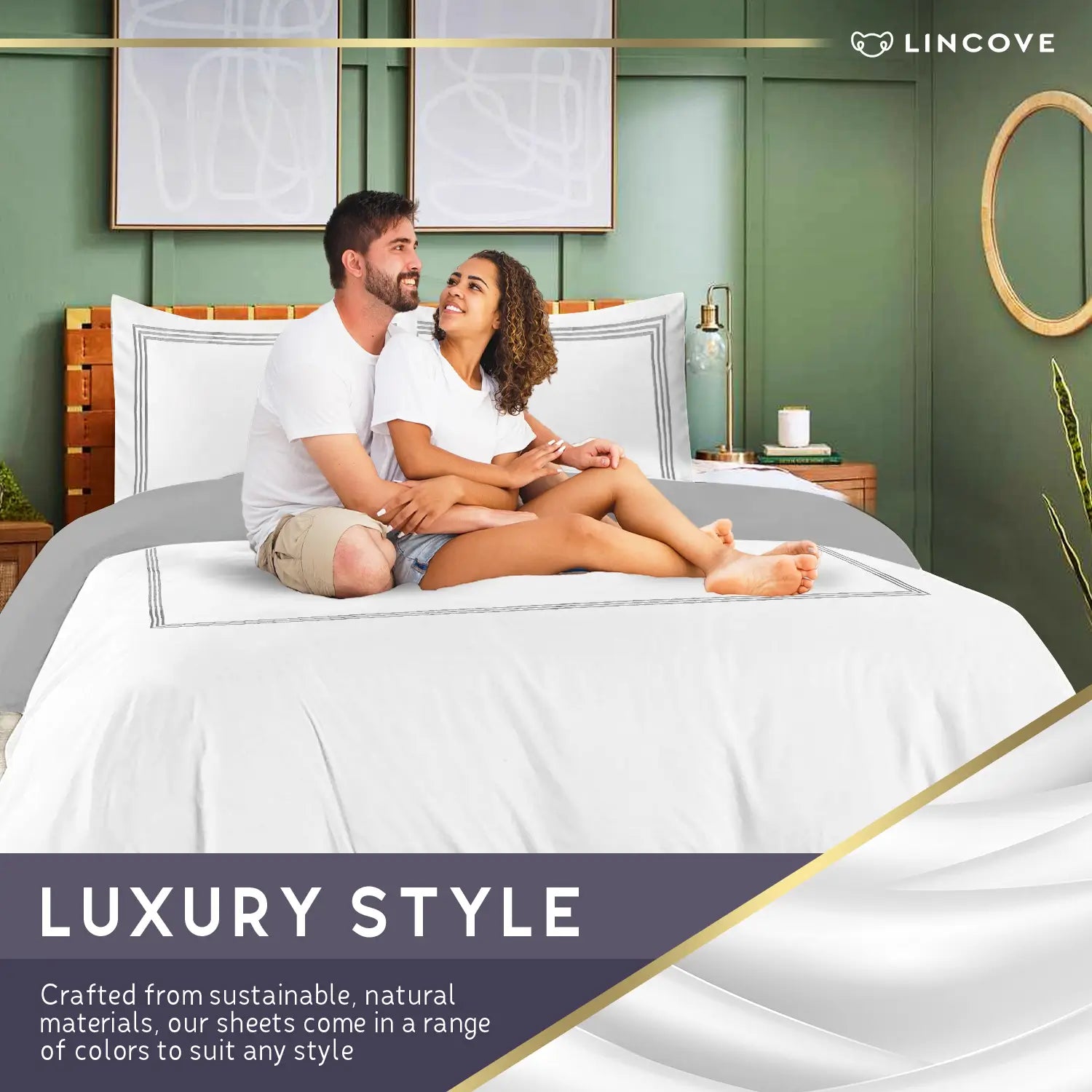 100% Cotton Luxe Duvet Cover Set