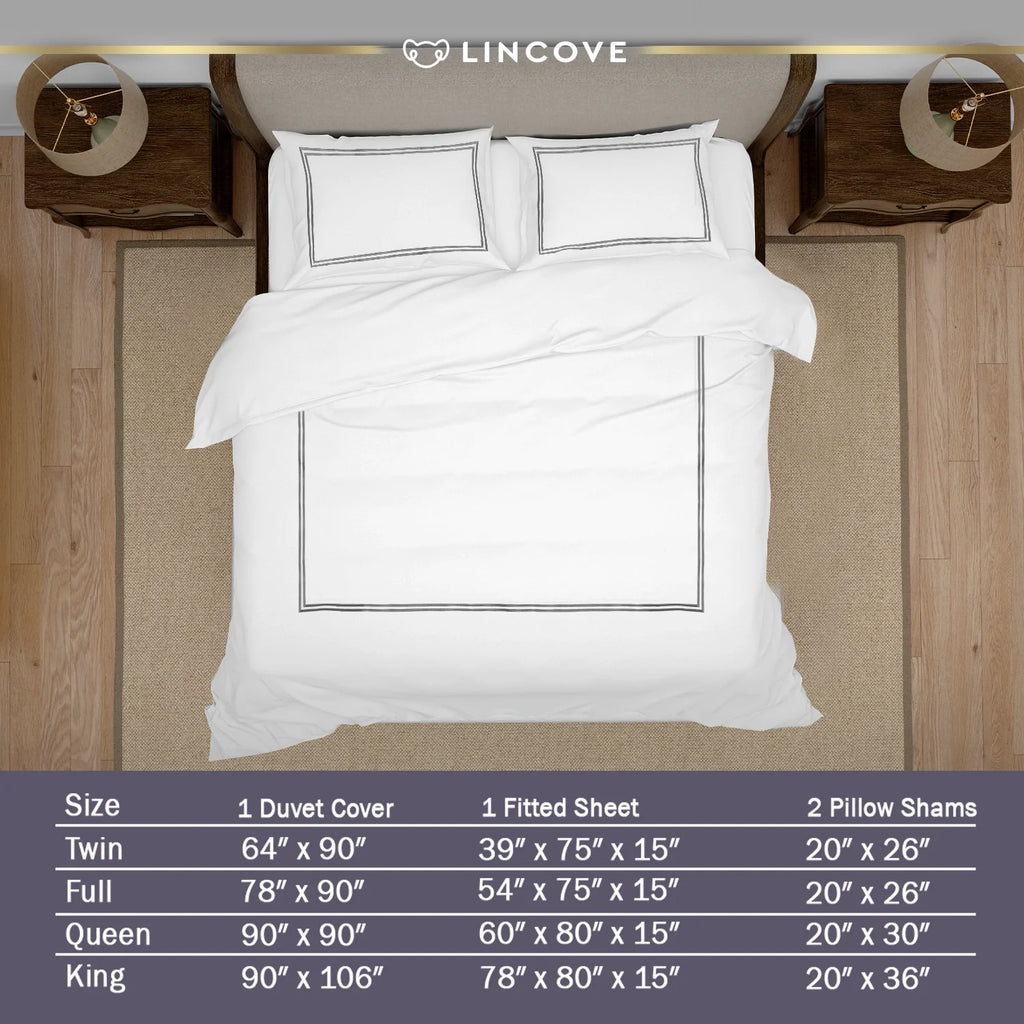 Tropez 100% Cotton Duvet Cover Set