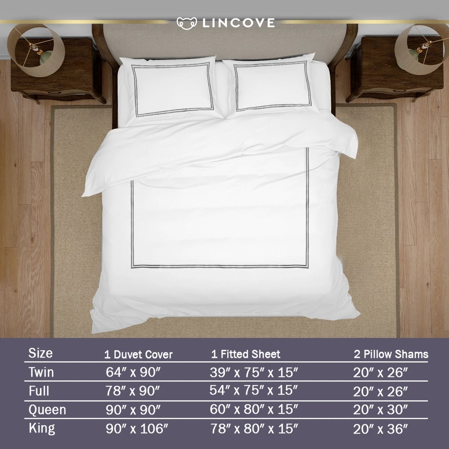 Tropez 100% Cotton Duvet Cover Set