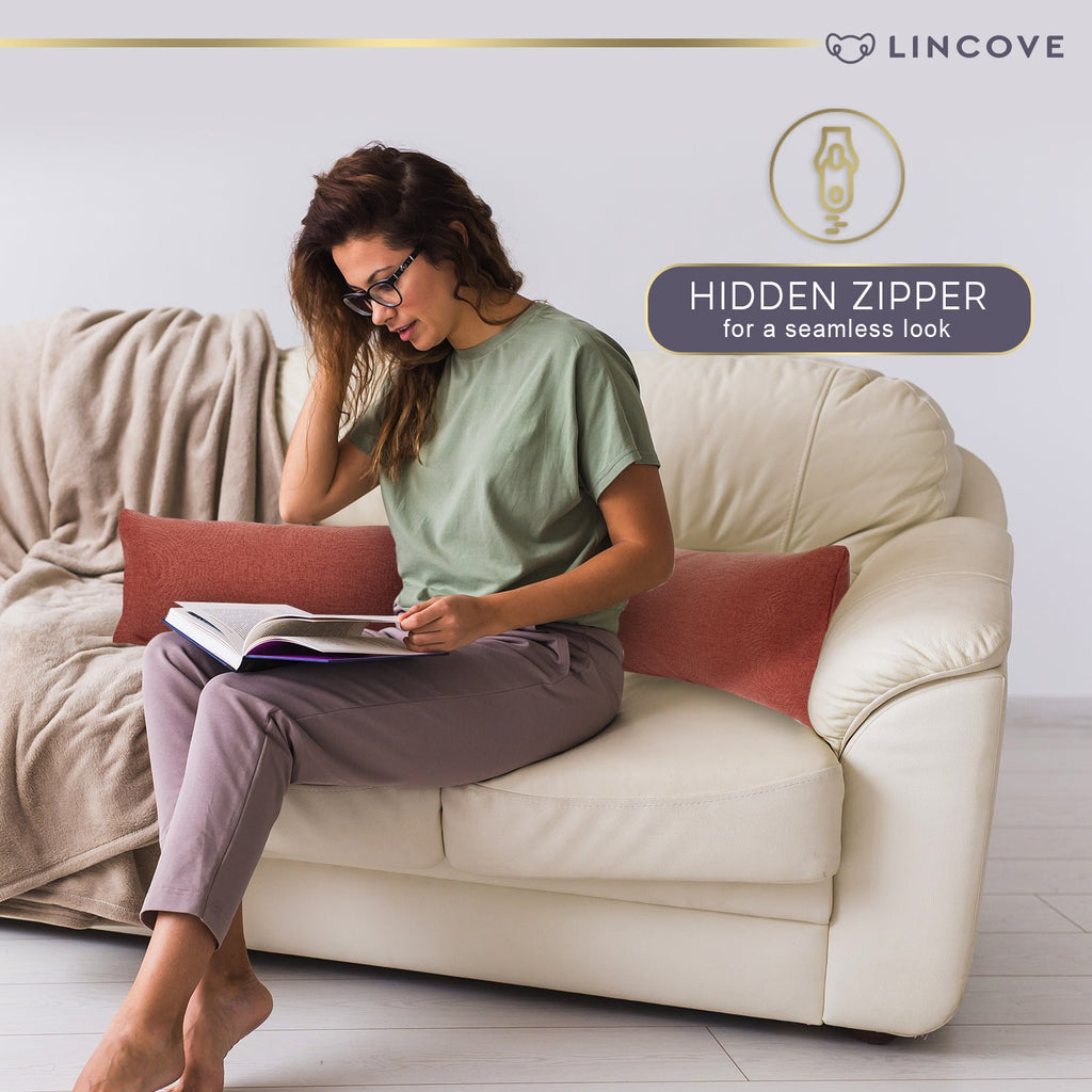 Lincove Swirls Clay Pillow Cover