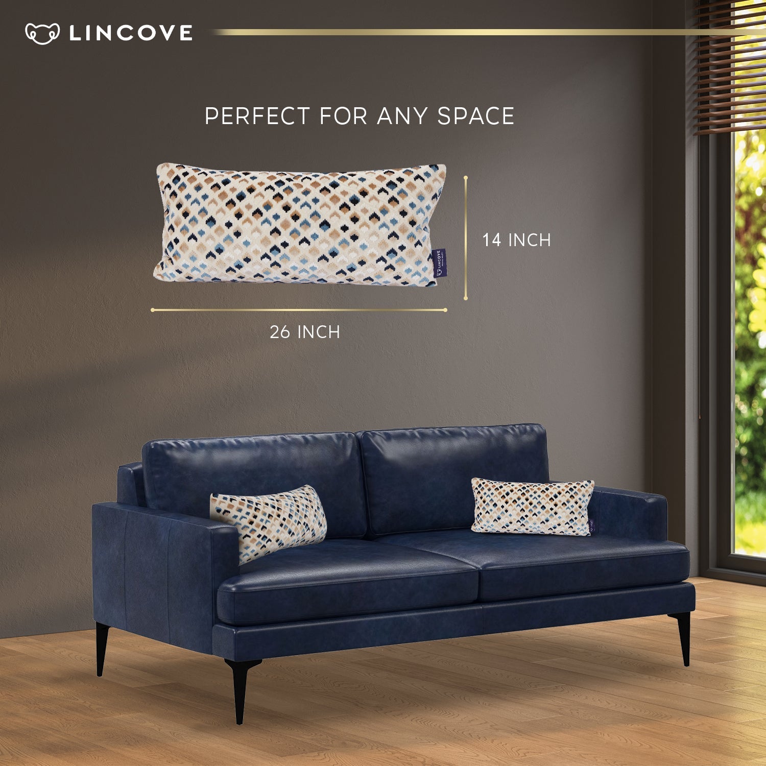 Lincove Woven Dots Pillow Cover
