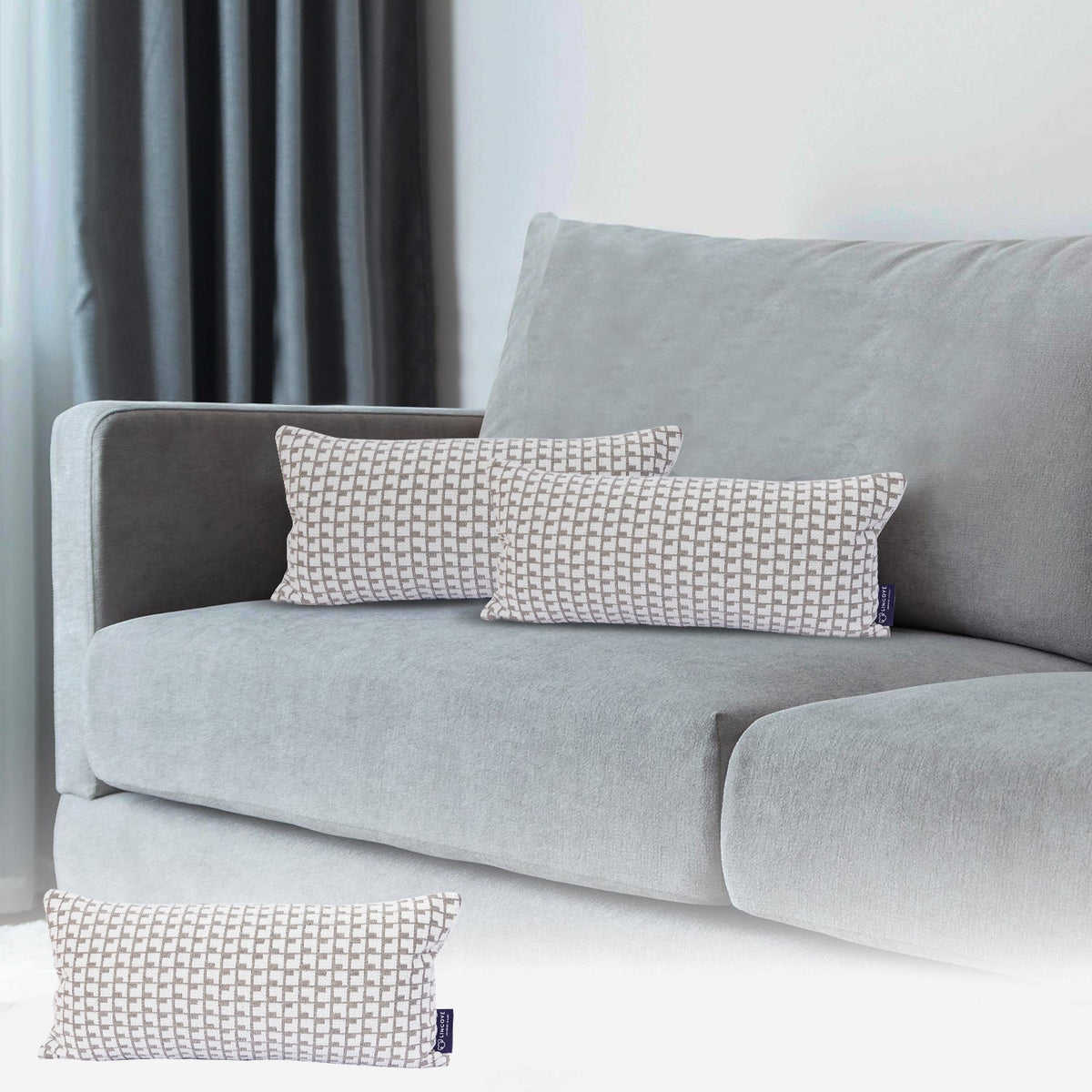 Lincove Avenue White Pillow Cover