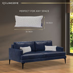 Lincove Avenue White Pillow Cover