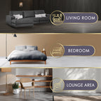 Lincove Avenue White Pillow Cover