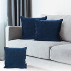 Lincove Pinpoint Cobalt Blue Pillow Cover