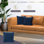 Lincove Pinpoint Cobalt Blue Pillow Cover